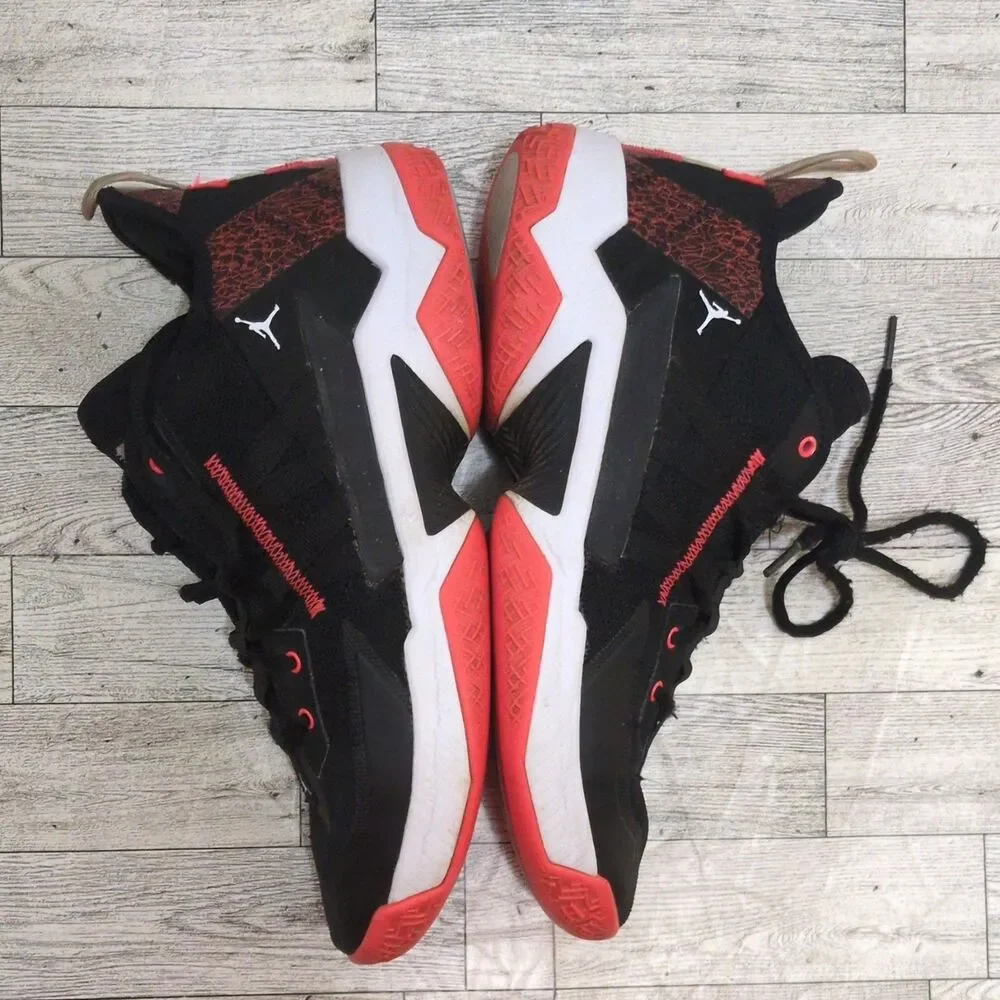 Jordan One Take 2 Men’s Basketball Sneakers Black/Red/White Size 9.5 CW2457-006